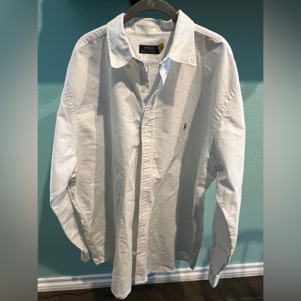 White button down